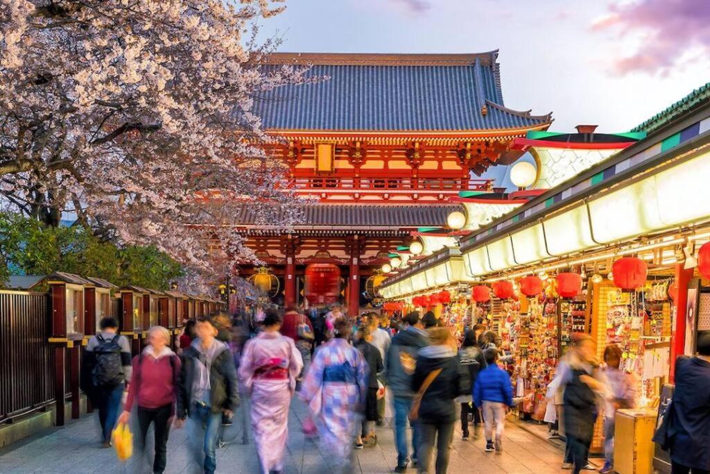 Apartament 503 Oshiage Sta 3Mins Walk! Wi-Fi & Elevator 4Pax Tokio Zewnętrze zdjęcie