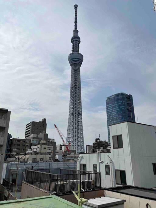 Apartament 503 Oshiage Sta 3Mins Walk! Wi-Fi & Elevator 4Pax Tokio Zewnętrze zdjęcie